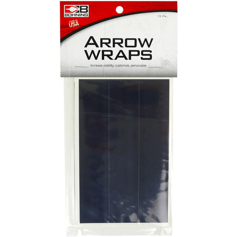 Image of Bohning Arrow Wraps Standard 5.5 In. Blackout 13 Pk.