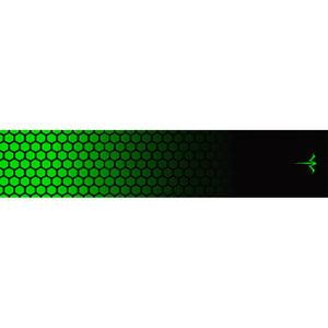 White Water Archery Honeycomb Fade Arrow Wraps Fade Lime Green 5 In. X 1.125 In. 15 Pk.