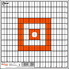 Ezaim Grid Paper Targets 12x12 12 Pk.