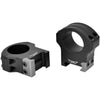 Warne Hyperlite Scope Rings Matte Black 1 In. High