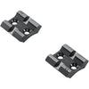 Weaver Classic Aluminum Base Pair Matte Black Bar Blister Pack