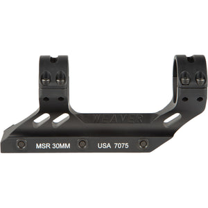 Weaver Tactical Picatinny Msr Mount Matte Black 30mm