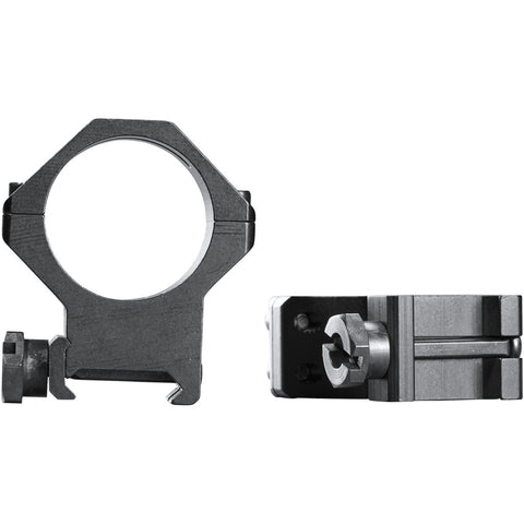 Image of Weaver Classic 4hole Skeleton Rings Matte Black 30mm High Clamshell Pack