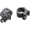 Weaver Classic 4hole Skeleton Rings Matte Black 1" High Clamshell Pack