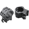 Weaver Classic 6hole Skeleton Rings Matte Black 30mm Xhigh Clamshell Pack