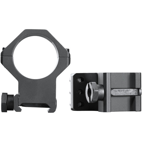 Image of Weaver Tactical 6hole Picatinny Ring Matte Black 30mm Xhigh Clamshell Pack
