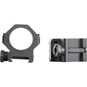 Weaver Tactical 6hole Picatinny Ring Matte Black 1" High Clamshell Pack