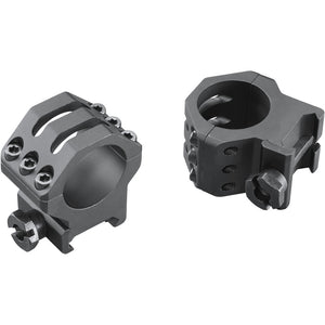 Weaver Tactical 6hole Picatinny Ring Matte Black 1" High Clamshell Pack