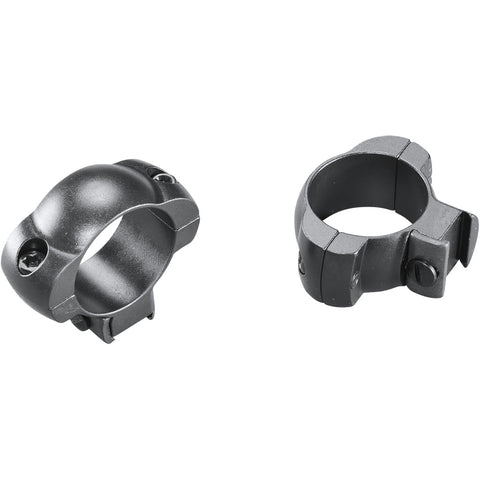 Image of Weaver Grand Slam Rimfire Steel Rings Matte Black 1" .22 Style Medium Clamshell Pack