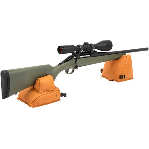 Image of Allen Longmont Leather Shooting Rest Combo Filled Front/ Rear