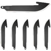 Outdoor Edge Drop Point Replacement Blades Black 2.2 In. 6 Pk.