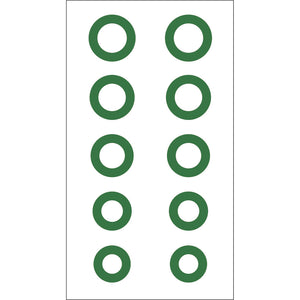 Gunstar Chubby Circle Reticle Set Green