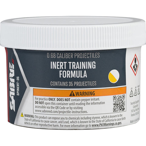 Image of Sabre Inert Practice 0.68 Caliber Projectile 35ct