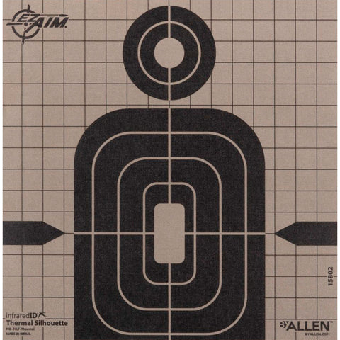 Image of Ez Aim Adhesive Thermal Silhouette Target 8in