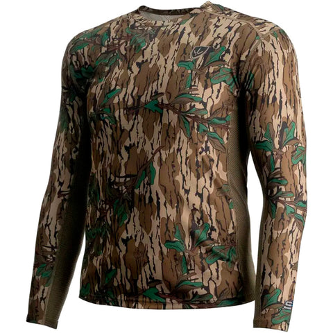 Image of Finisher Turkey Ls Performance Tee Mo Greenleaf  X-large