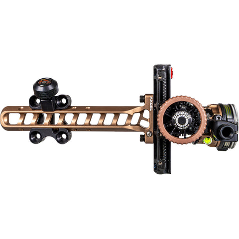 Image of Axcel Driver Plus Slider Sight W/avx-31 Scope Coyote Tan .019 Yellow Fiber Single Pin Rh