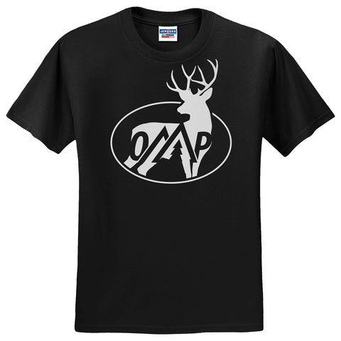 Image of October Mountain Bucks Tee Black X Large