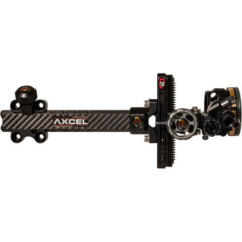 Image of Axcel Landslyde Carbon Pro Slider Sight Avx-41 Scope Ranger Dbl Pin .019 Black