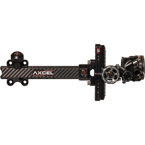 Image of Axcel Landslyde Plus Carbon Pro Slider Sight Avx-31 Scope Ranger Dbl Pin.010 Black