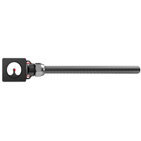 Image of Axcel Curve Cube Scope 8mm Inside Dia. 8-32 Rod .019 Pin Rh Red Fiber