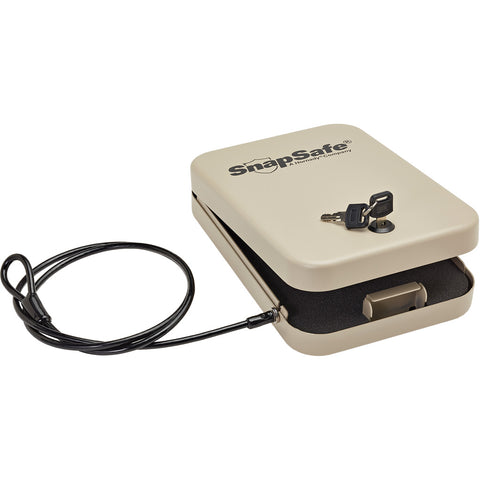 Image of Hornady Snapsafe Lock Box Xl Grey With Key Lock